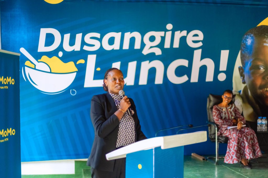 MoMo Rwanda has launched the DusangireLunch campaign to help boost  school feeding program.