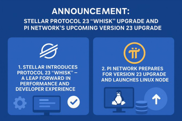 PI NETWORK NEWS: STELLAR PROTOCOL 23 “WHISK” UPGRADE AND PI NETWORK’S UPCOMING VERSION 23 UPGRADE