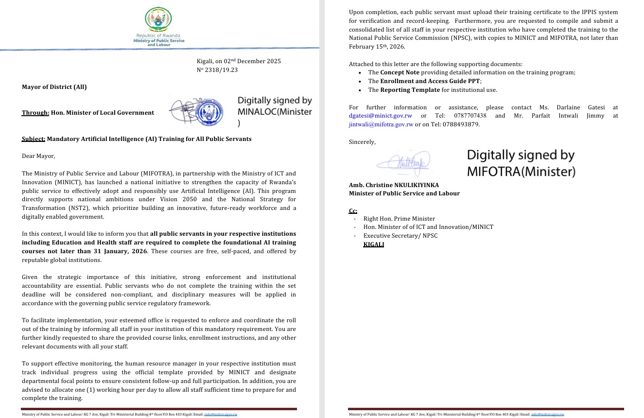 Public servants attending an AI-enhanced training workshop, learning digital and communication skills for better service delivery.