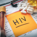 Healthcare worker administering long-acting HIV injection in Rwanda.