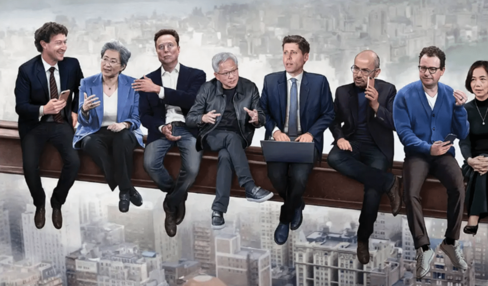 Illustration showing artificial intelligence tools supporting students and teachers in a modern digital learning environment.