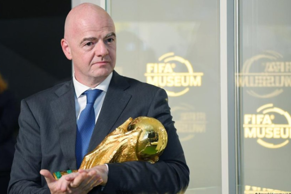 Gianni Infantino, FIFA President, during an international football event