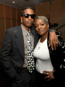 A$AP Rocky and Rihanna attend a public event together