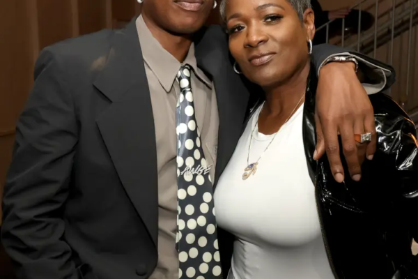 A$AP Rocky and Rihanna attend a public event together