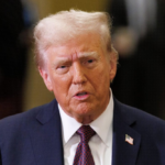 Donald Trump speaking about Venezuela during an interview amid rising US–Venezuela tensions