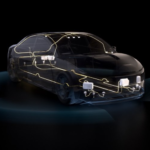 Mercedes-Benz autonomous vehicle powered by Nvidia AI technology driving in San Francisco