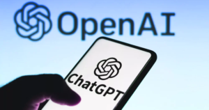 A healthcare professional using ChatGPT Health on a digital device to analyze medical information