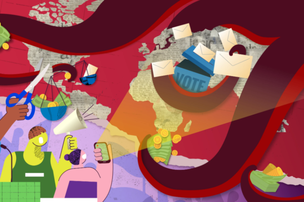 Global corruption index world map