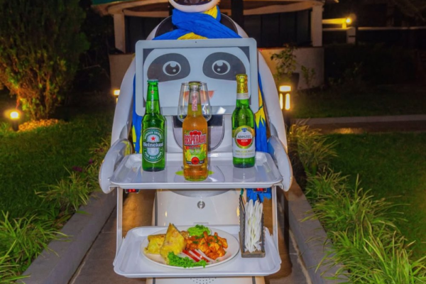 robots in Rwanda restaurants