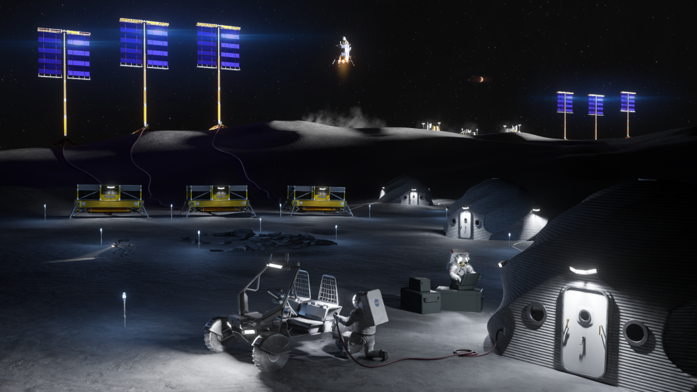 Moon base project