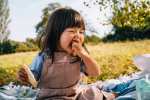 Offering children vegetables first, before other foods can increase the likelihood of them eating them (Credit: Getty Images)